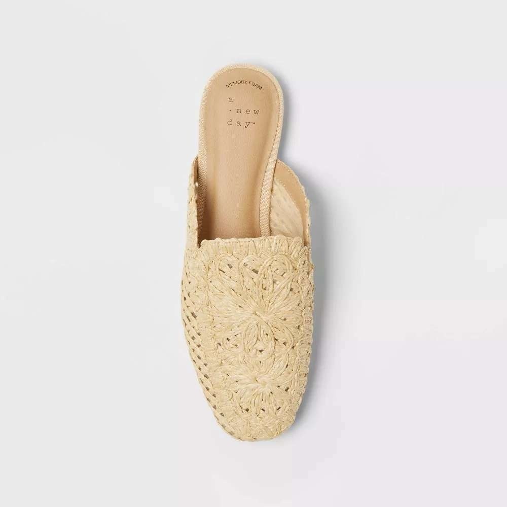 Women's A New Day Greta Flats Natural Size 7 New With Tags - Picture 5 of 7